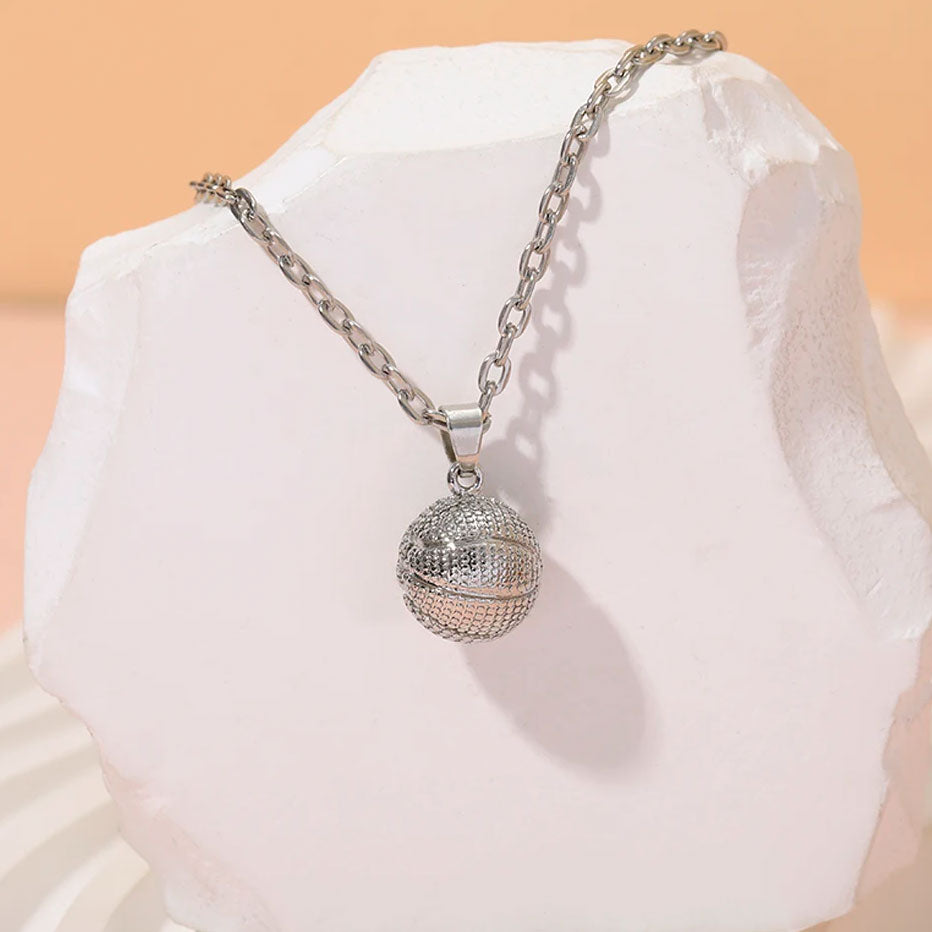 BasketBoy™ Collana palla da Basket con dedica "A mio figlio"