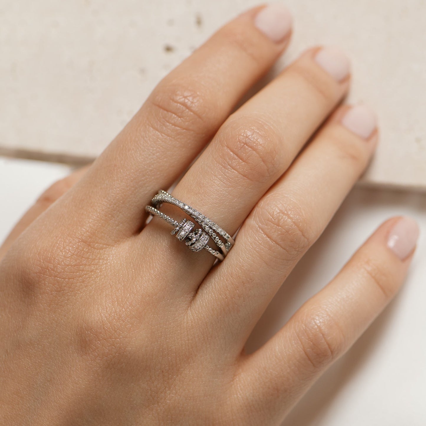 Anello Anti-stress MindfulRing™ con dedica "A mia figlia"