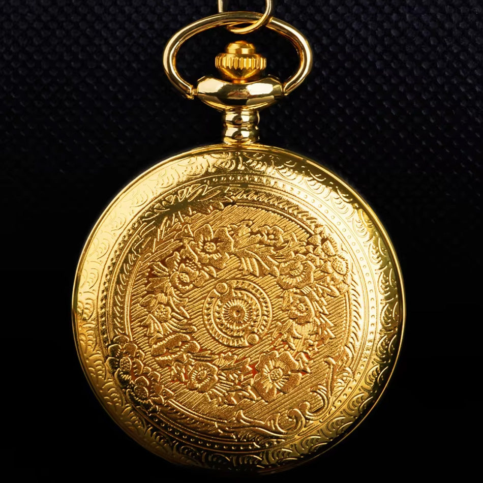 Orologio da taschino con dedica incisa "A mio nipote" - Oro