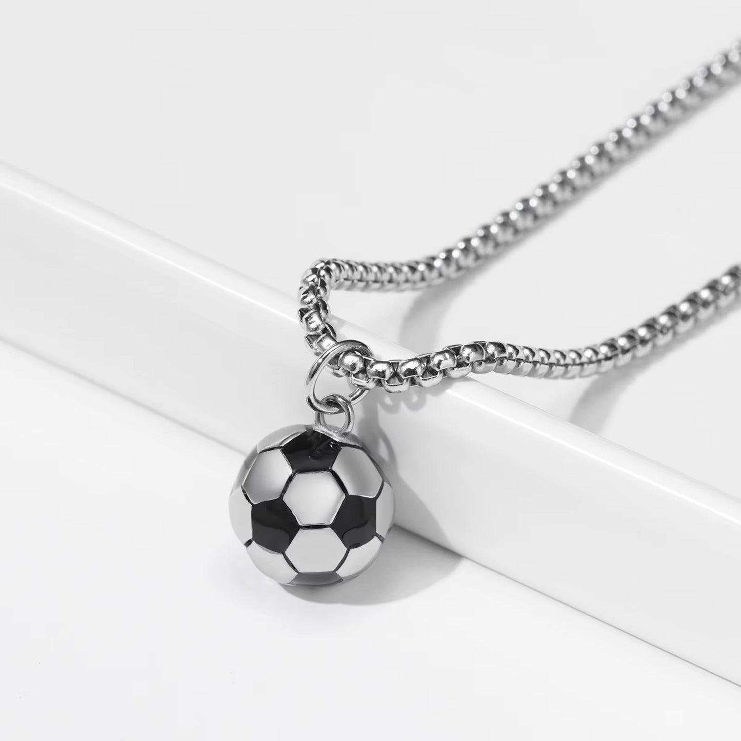 GoalBoy™ Collana pallone da Calcio con dedica "A mio nipote"