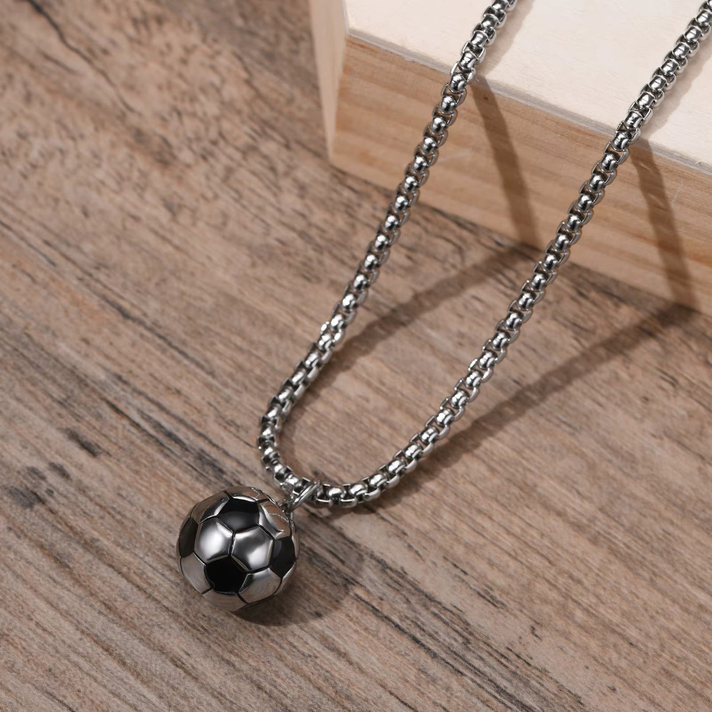 GoalBoy™ Collana pallone da Calcio con dedica "A mio nipote"