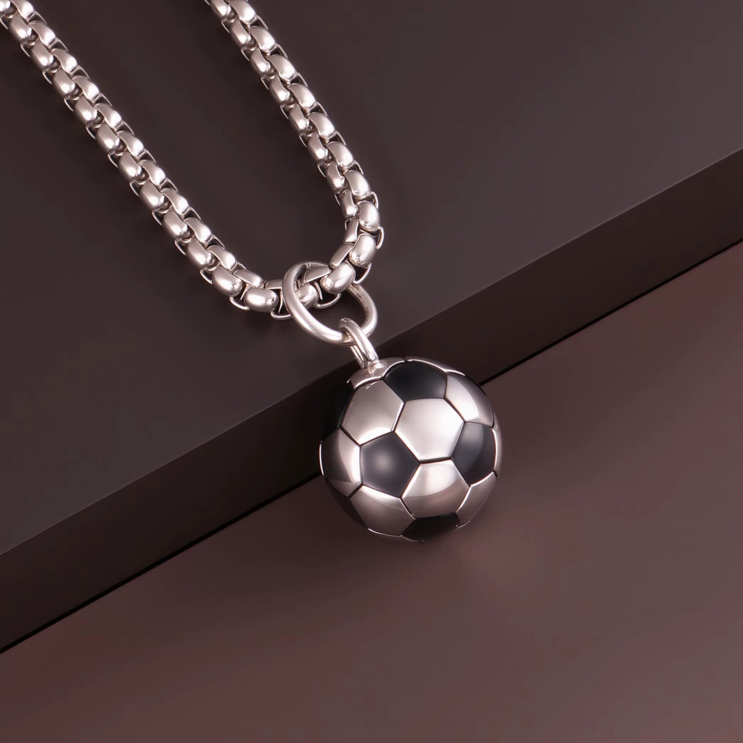GoalBoy™ Collana pallone da Calcio con dedica "A mio nipote"