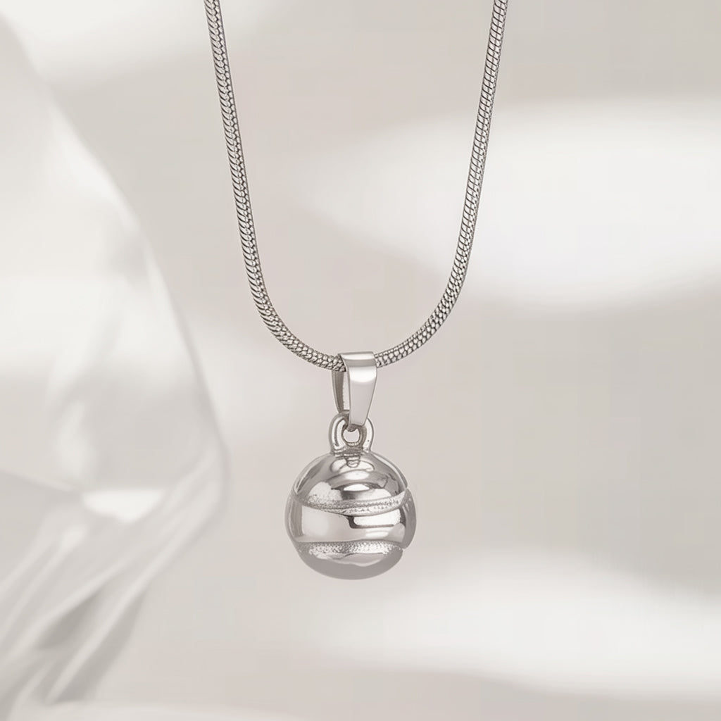 TennisBoy™ Collana palla da tennis con dedica "A mio figlio"