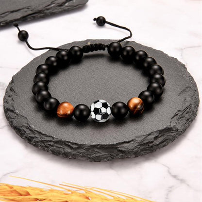 GoalGirl™ Bracciale regolabile pallone da Calcio con dedica "A mia figlia"